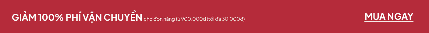 Miễn phí vận chuyển 100% cho đơn hàng từ 900K