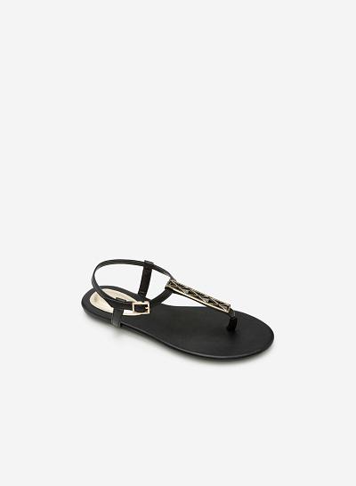 Giày Sandal Đế Bệt SDK 0277 - Màu Đen - VASCARA