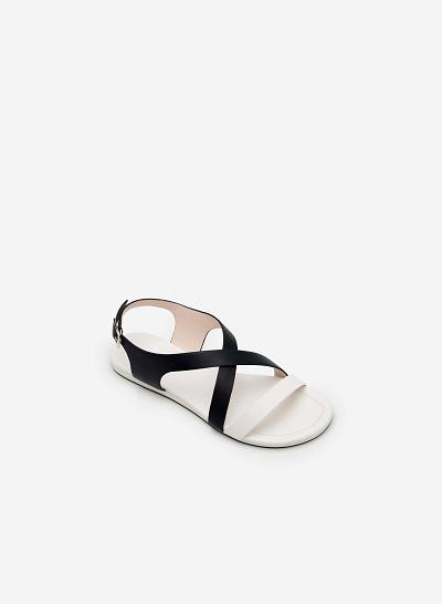 Giày sandal đế bệt SDK 0263 - Màu Trắng