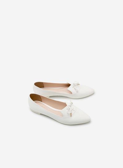Giày lười MOI 0091 - Màu Trắng