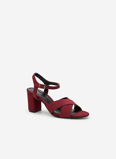Giày Cao Gót SDN 0572 - Màu Đỏ Bầm