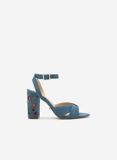 Giày Cao Gót SDN 0570 - Màu Xanh Da Trời