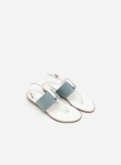 Giày Sandal Đế Bệt SDK 0269 - Màu Trắng