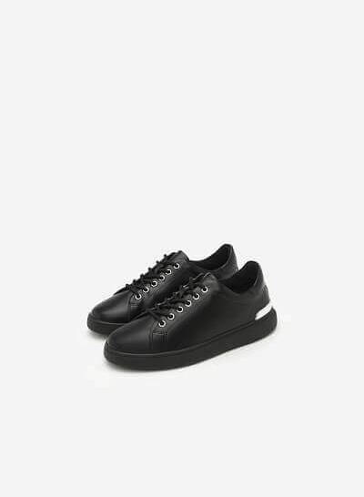 Giày Sneaker Buộc Dây - SNK 0018 - Màu Đen