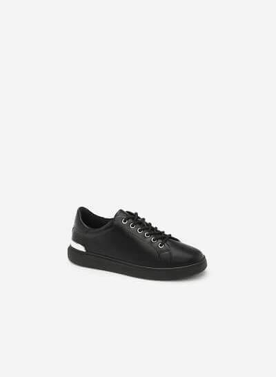 Giày Sneaker Buộc Dây - SNK 0018 - Màu Đen