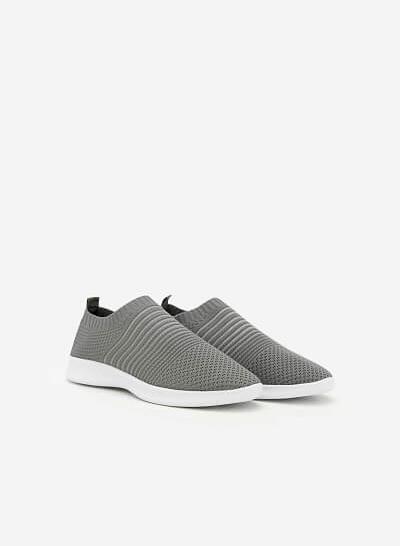 Giày Sneaker SNK 0010 - Màu Xám Đậm