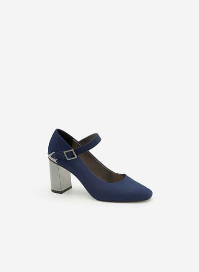 Giày Cao Gót BMN 0280 - Màu Xanh Navy