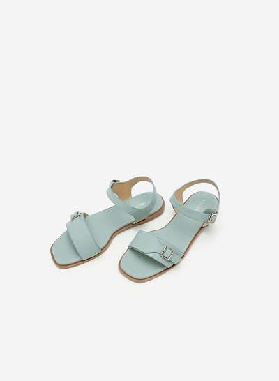 Giày Sandal Đế Bệt SDK 0270 - Màu Xanh Da Trời - VASCARA