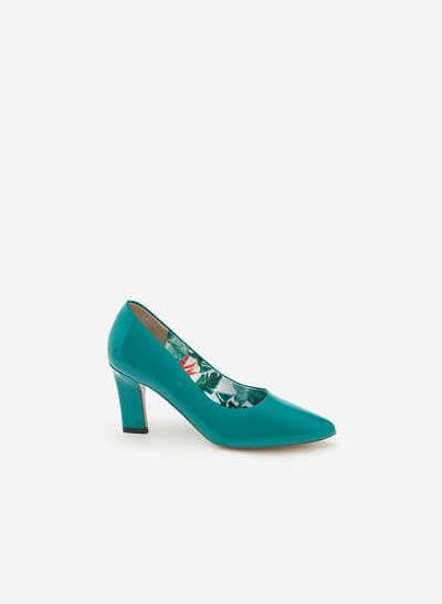 Giày Cao Gót BMN 0271 - Màu Xanh Cổ Vịt