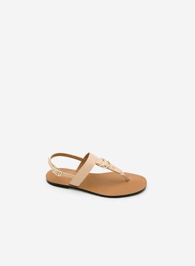 Giày Sandal Đế Bệt SDK 0276 - Màu Be