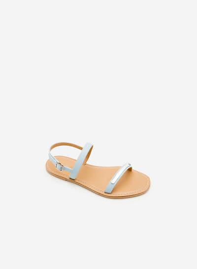Giày Sandal Đế Bệt SDK 0267 - Màu Xanh Da Trời