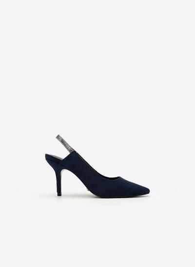 Giày Cao Gót BMN 0265 - Màu Xanh Navy