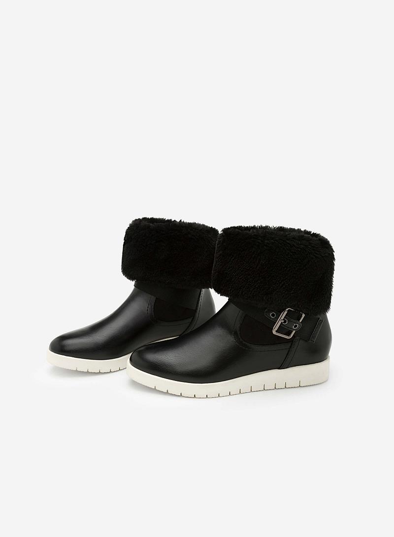 Giày Boots Chần Bông - BOT 0892 - Màu Đen - vascara.com