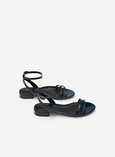 Giày Sandal Quai Ngang - SDK 0287 - Màu Xanh Navy