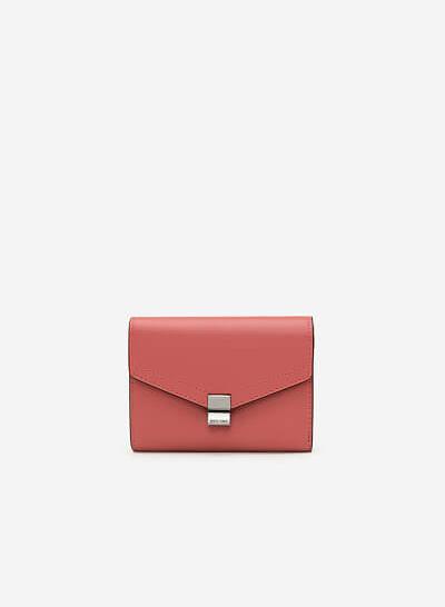 Ví Cầm Tay Envelope - WAL 0154 - Màu Hồng