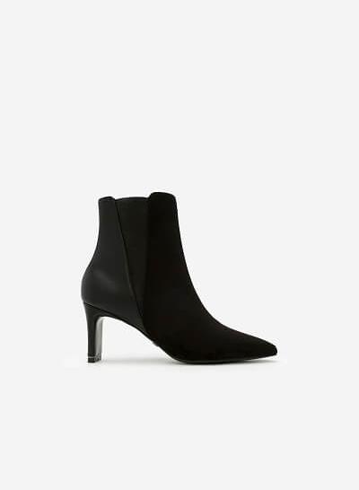Giày Boots Mũi Nhọn - BOT 0891 - Màu Đen