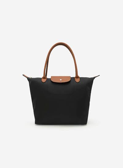 Túi Tote Phối Màu - TOT 0041 - Màu Đen