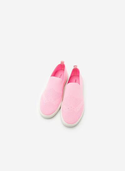 Giày sneaker vải lưới -  màu hồng - SNK 0011 - VASCARA