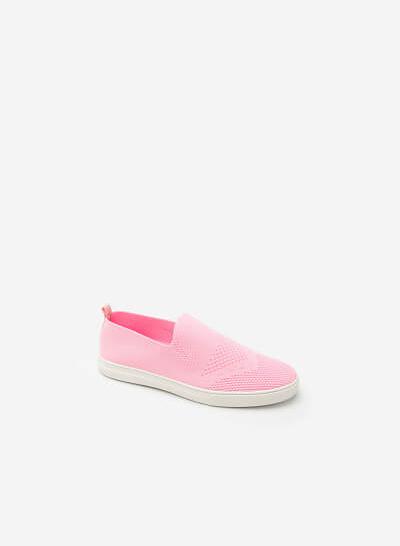 Giày sneaker vải lưới - màu hồng - SNK 0011
