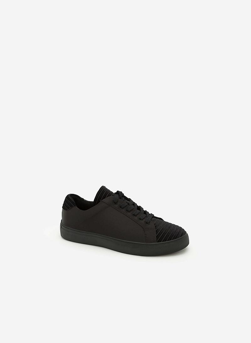 Giày Sneaker Cột Dây - SNK 0012 -  Màu Đen - VASCARA