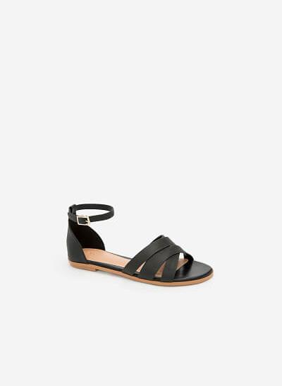 Giày Ankle Strap Bít Gót - SDK 0293 - Màu Đen