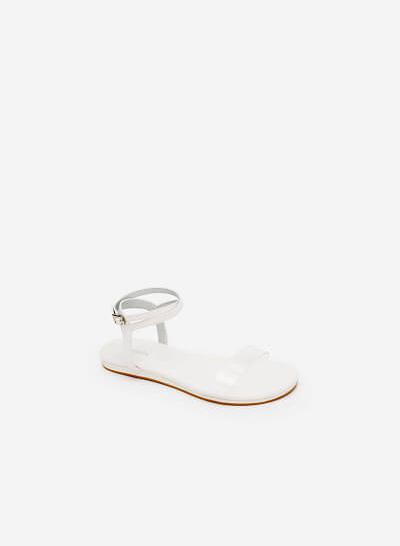 Giày Ankle Strap - SDK 0290 - Màu Trắng