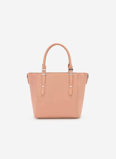 Túi Tote Phối Belt - TOT 0060 - Màu Hồng