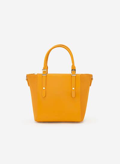 Túi Tote Phối Belt - TOT 0060 - Màu Vàng Đậm