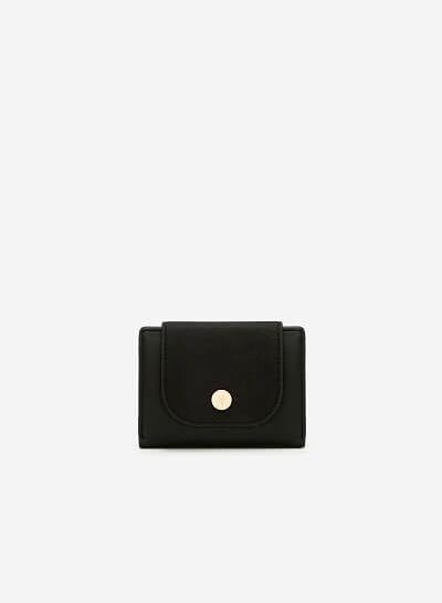 Ví Cầm Tay Phối Chất Liệu Nubuck - WAL 0182 - Màu Đen