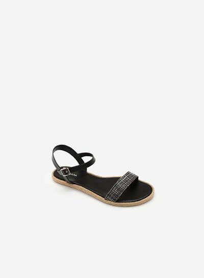 Giày Sandal Quai Ngang SDK 0291 - Màu Đen