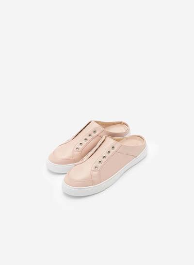 Giày Sneaker Hở Gót - SNK 0021 - Màu Hồng