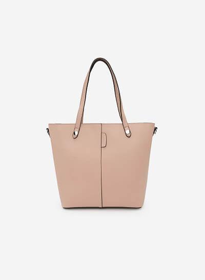 Túi Tote 4 Quai - TOT 0047 - Màu Hồng Nhạt