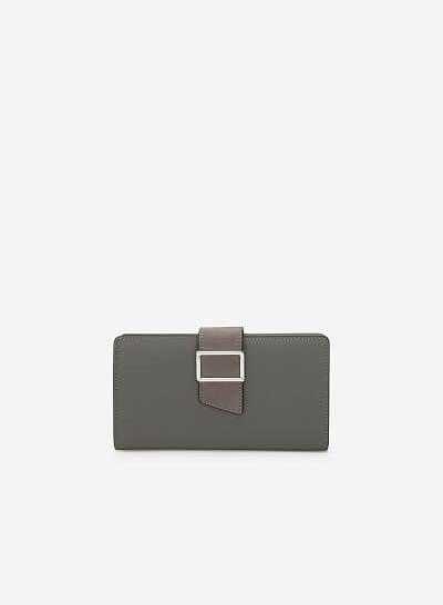 Ví Cầm Tay Phối Belt - WAL 0175 - Màu Xám