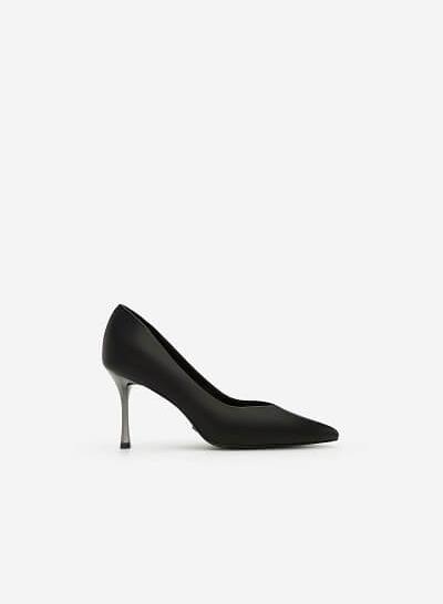 Giày Scarpin Gót Nhọn - BMN 0348 - Màu Đen