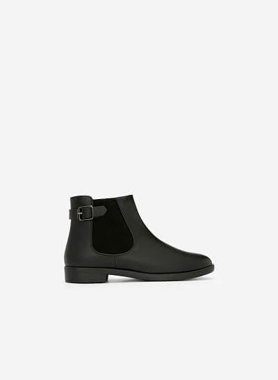 Chelsea Boots Quai Cài Cá Tính - BOT 0902 - Màu Đen