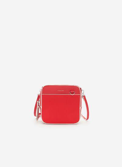 Túi Đeo Chéo Đa Năng Phone Pouch - SHO 0138 - Màu Đỏ