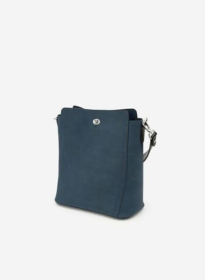 Túi tote thanh lịch da nhân tạo - TOT 0056 - Màu xanh navy - VASCARA
