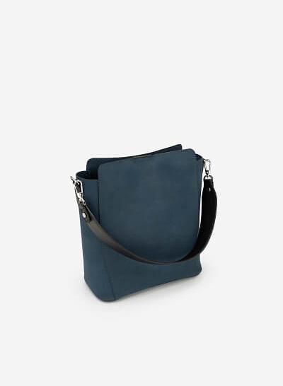 Túi tote thanh lịch da nhân tạo - TOT 0056 - Màu xanh navy - VASCARA