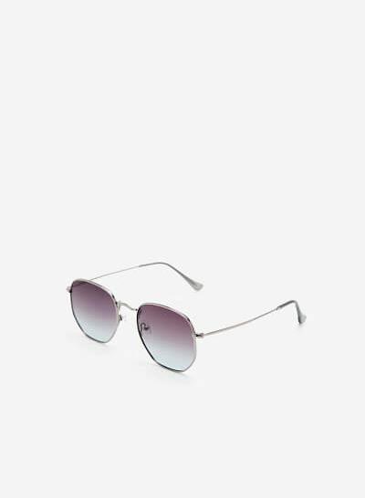 Kính mát dáng aviator tròng gradient tím khói - SPE 0009 - Màu xám