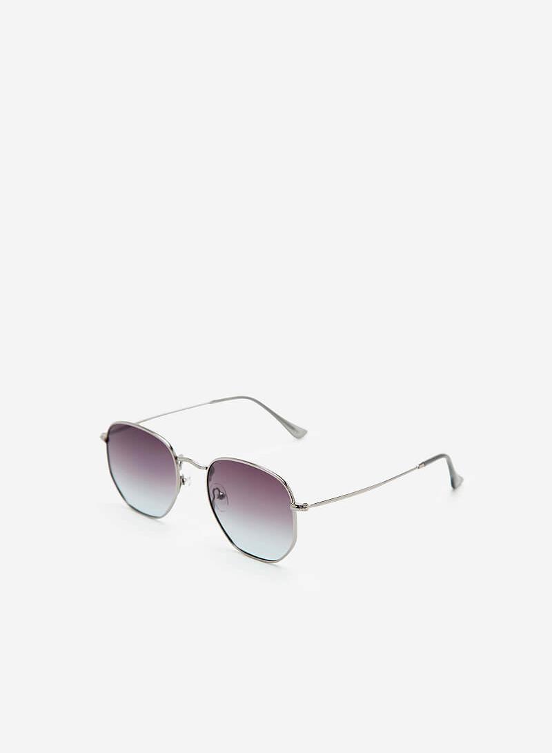 Kính mát dáng aviator tròng gradient tím khói - SPE 0009 - Màu xám - VASCARA