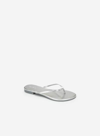 Dép Quai Kẹp - DXP 0132 - Màu Bạc