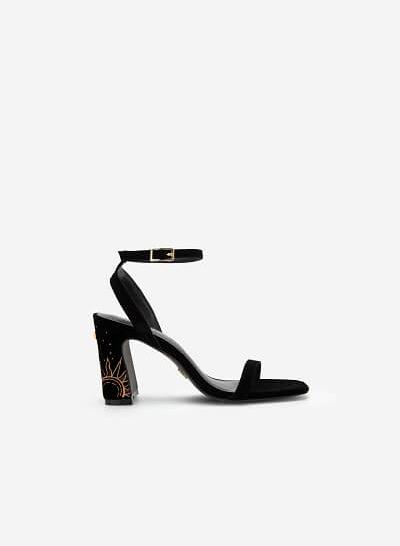 Giày Ankle Strap Goddess Circe - SDN 0684 - Màu Đen