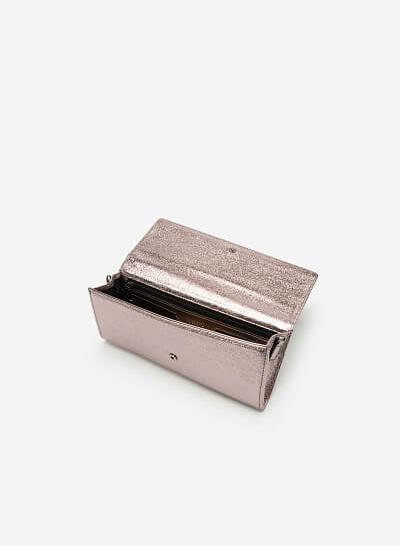 Ví dự tiệc nắp gập metallic - CLU 0083 - VASCARA