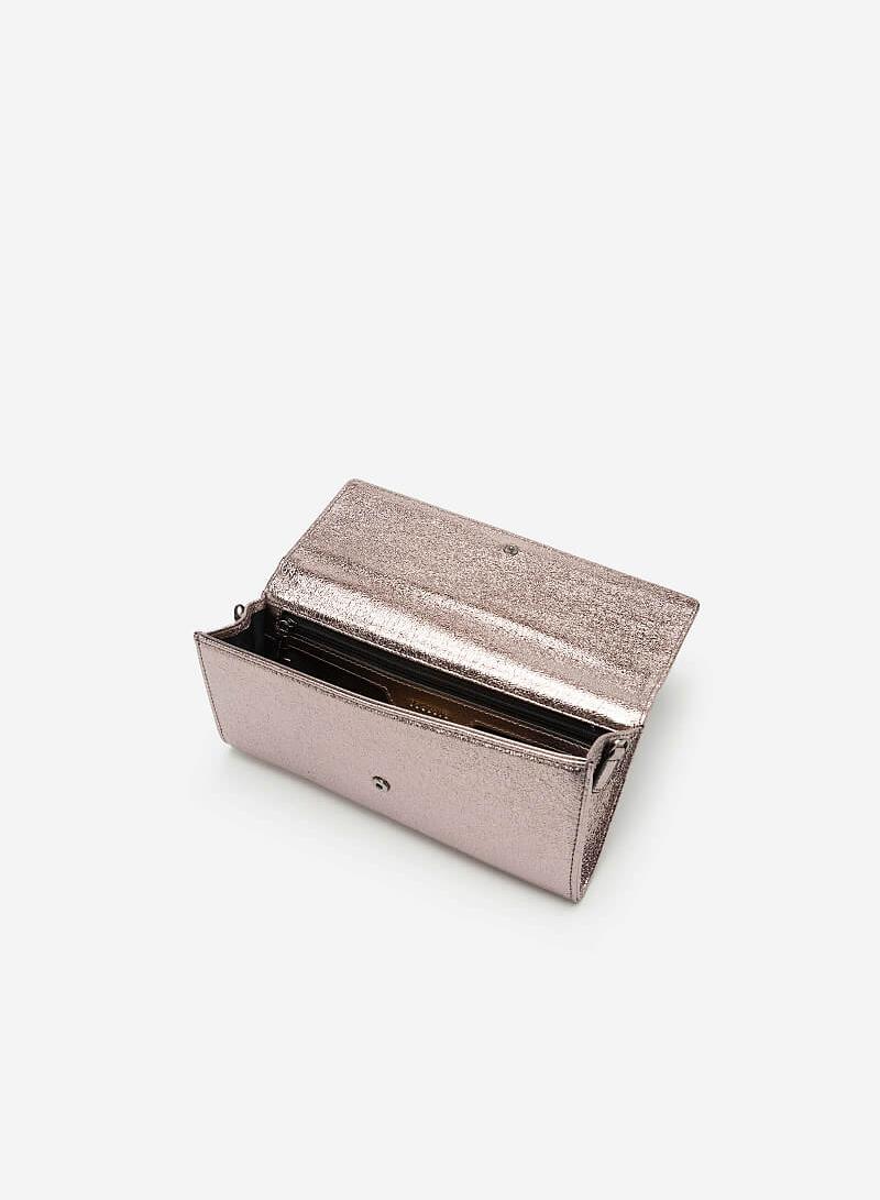 Ví dự tiệc nắp gập metallic - CLU 0083 - vascara.com