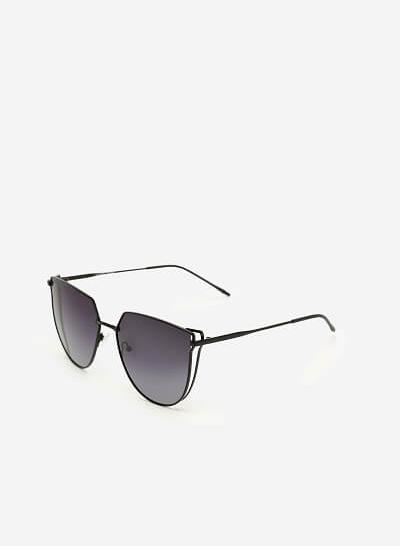 Kính Mát Dáng Aviator Gọng Kim Loại - AVI 0007 - Màu Đen