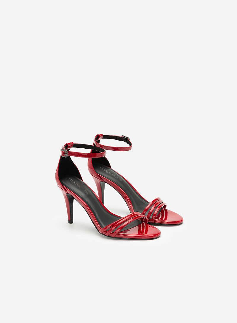 Giày sandal cao gót - SDN 0655 - Màu đỏ - vascara.com