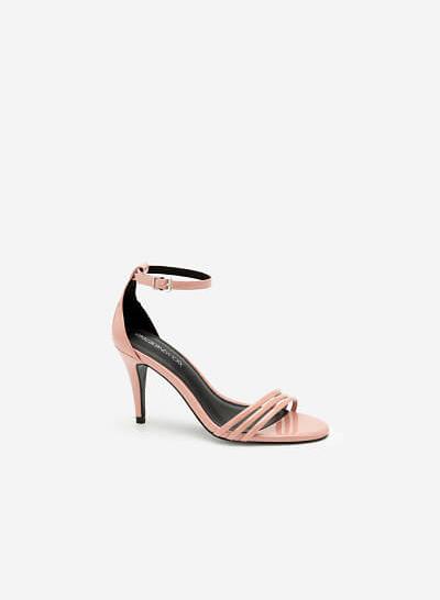 Giày sandal cao gót - SDN 0655 - Màu hồng - VASCARA