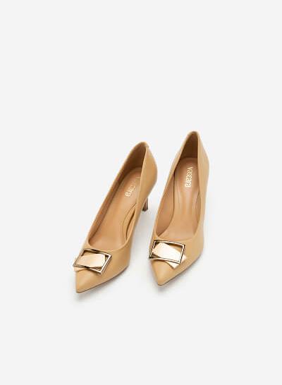 Giày sandal gót nhọn - SDN 0673 - Màu đen - VASCARA
