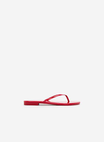 Dép quai kẹp - DXP 0132 - Màu đỏ - VASCARA