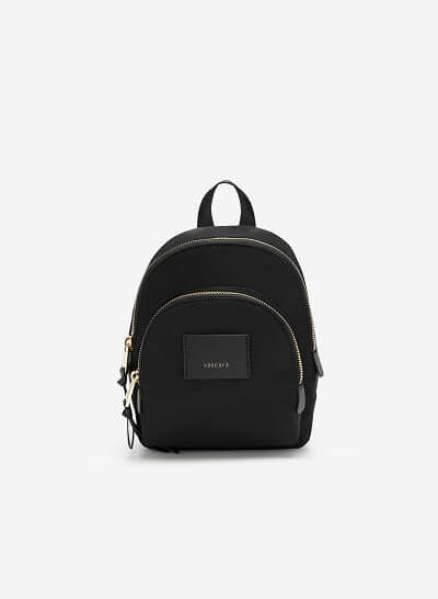 Balo Mini Vải Dù Đa Năng - BAC 0134 - Màu Đen